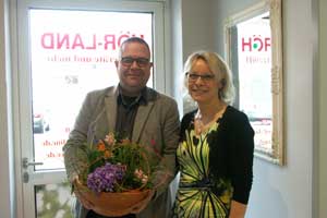 Bürgermeister Arne Schlien gratulierte zur Eröffnung